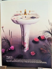 PHYLRICH BATHROOM SINKS / OMNIA HARDWARE / CHAPMAN LIGHTING VTG 1996 AD, 