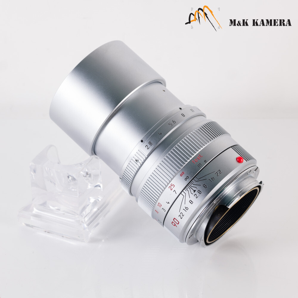 Leica Elmarit-M 90mm/F2.8 E46 Ver.II V2 Silver Lens Yr.1996 Leica Elmarit-M 90mm/F2.8 E46 Ver.II V2 Silver Lens Yr.1996