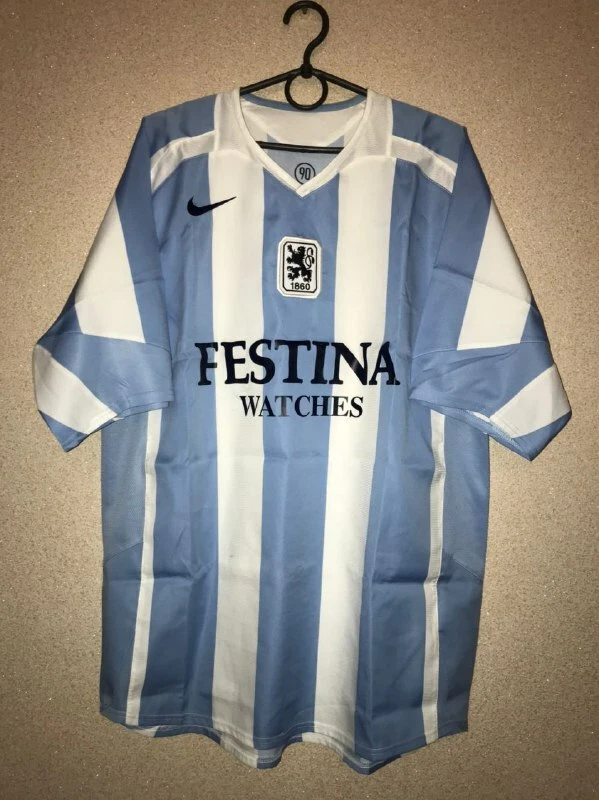 Vintage Nike TSV 1860 MUNICH 2005-2006 Away Soccer Jersey Shirt Germany  SIZE: XL