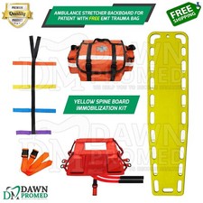 Base Board Patient Transfer Spine Board Yellow EMT Stretcher Immobilization