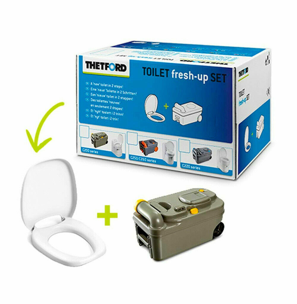 Caravan Thetford C200 Cassette Toilet Fresh Up Kit INC Holding Tank