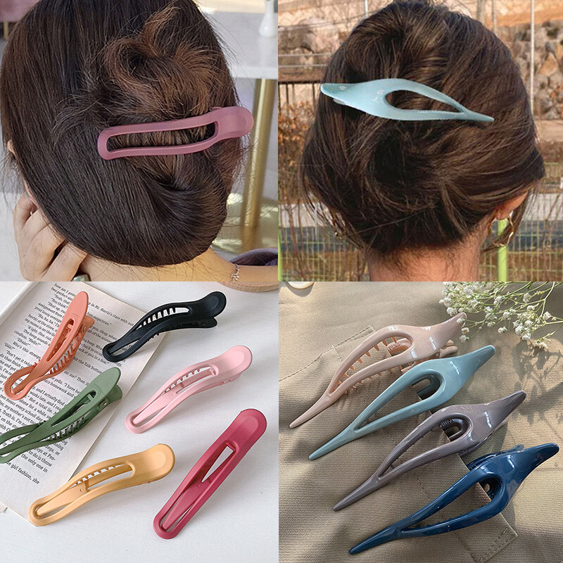 Big Size Hairpin Candy Color Duckbill Clip Large Barrette Hair Clip Headwear Ⓩ