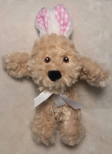 stuffed goldendoodle dog