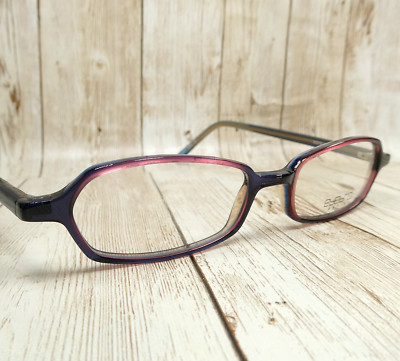 EyeBro Optix Purple Blue Oval Eyeglasses FRAMES - EO-5029 45-16-140 NWOT NEW