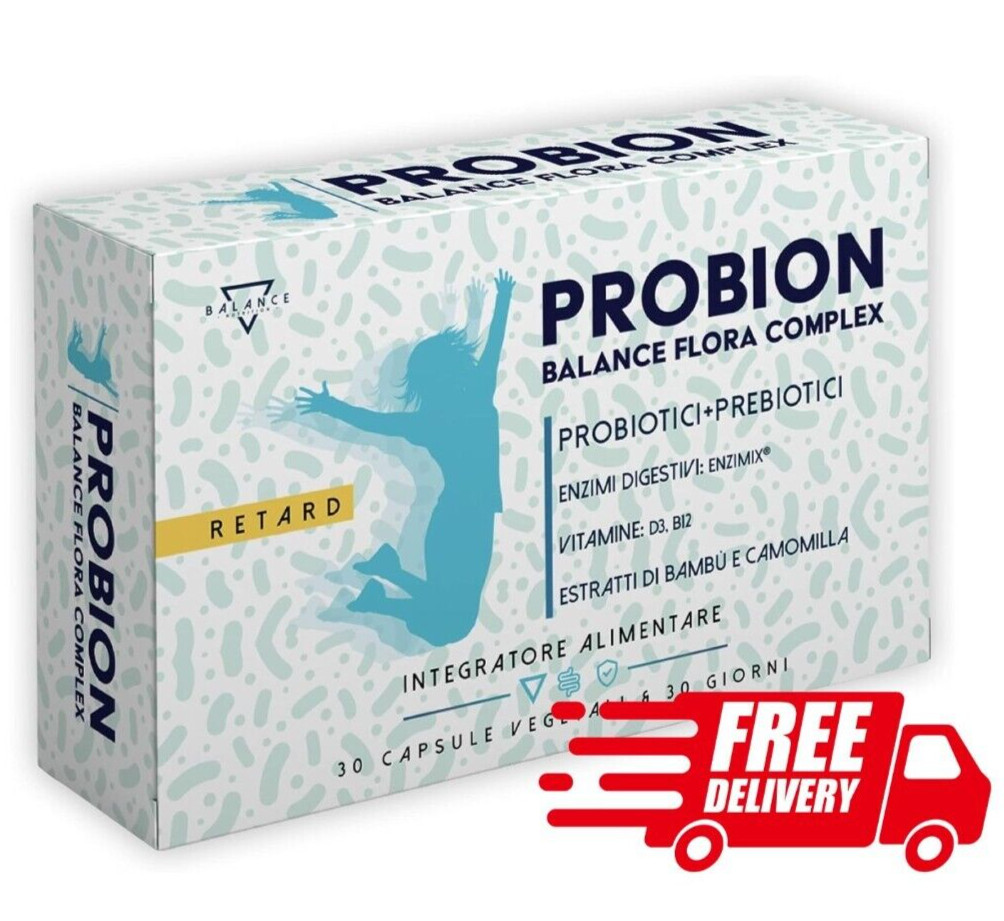 ✅PROBION® FERMENTI LATTICI PREBIOTICI E PROBIOTICI | 40 MILIARDI | 30 CAPSULE