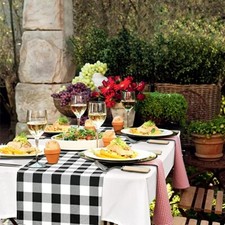 Plaid Perfection: Buffalo Plaid Table Runner - 14x108 Inches