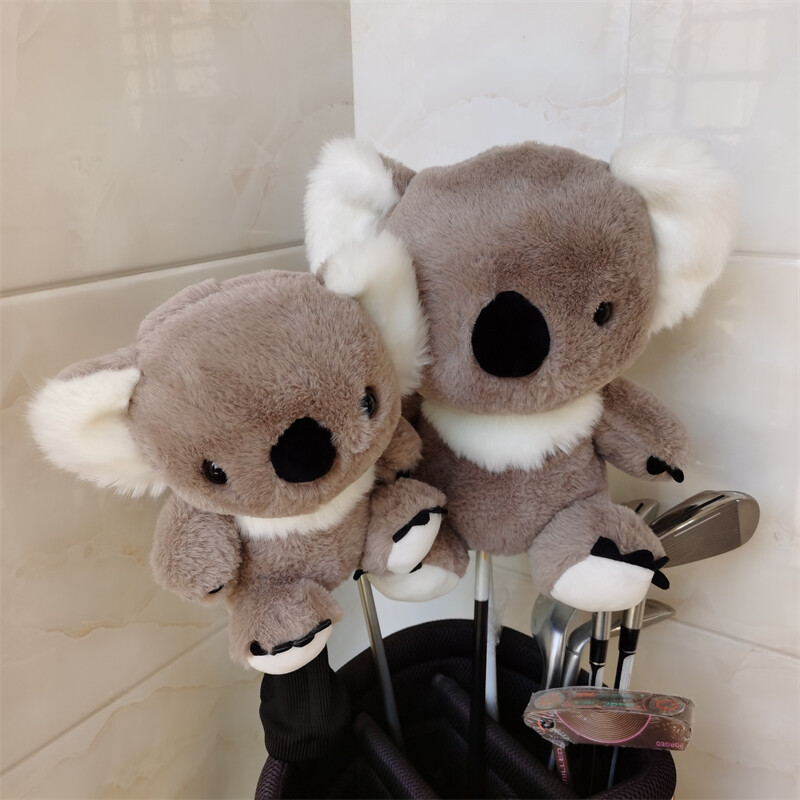CUTE Koala Golf Driver Headcover DR FW Fairway Wood Club Head Cover eBay