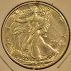 1946 S Walking Liberty Half Dollar AU About Uncirculated 90% Silver