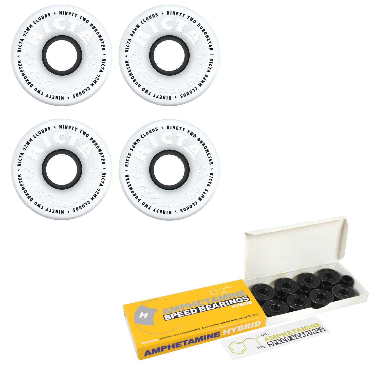 Cruiser Wheels With Hybrid Ceramic Bearings
