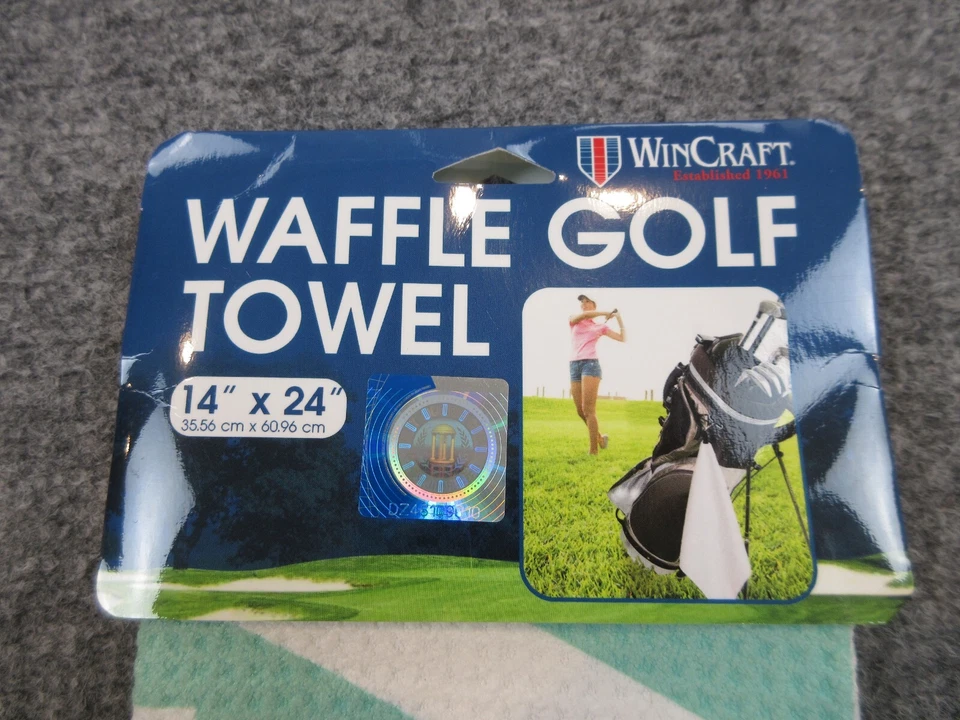 Toalla de golf Texas A&M Aggies verde blanca gofre universidad golf Wincraft Foto 3 de 4