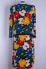 Women's Vintage 80's Albert Nipon Silk Floral Two-Piece Set