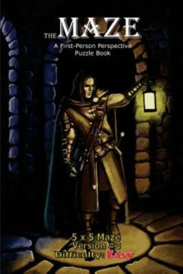 The Maze: A First-Person Perspective Puzzle Book Easy 5X5 Version #3