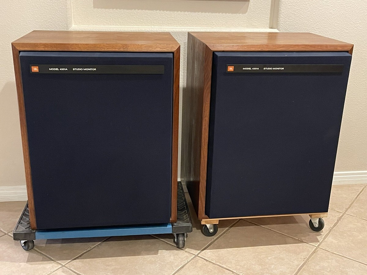 Vintage JBL 4331A Professional Studio Monitor Speakers W