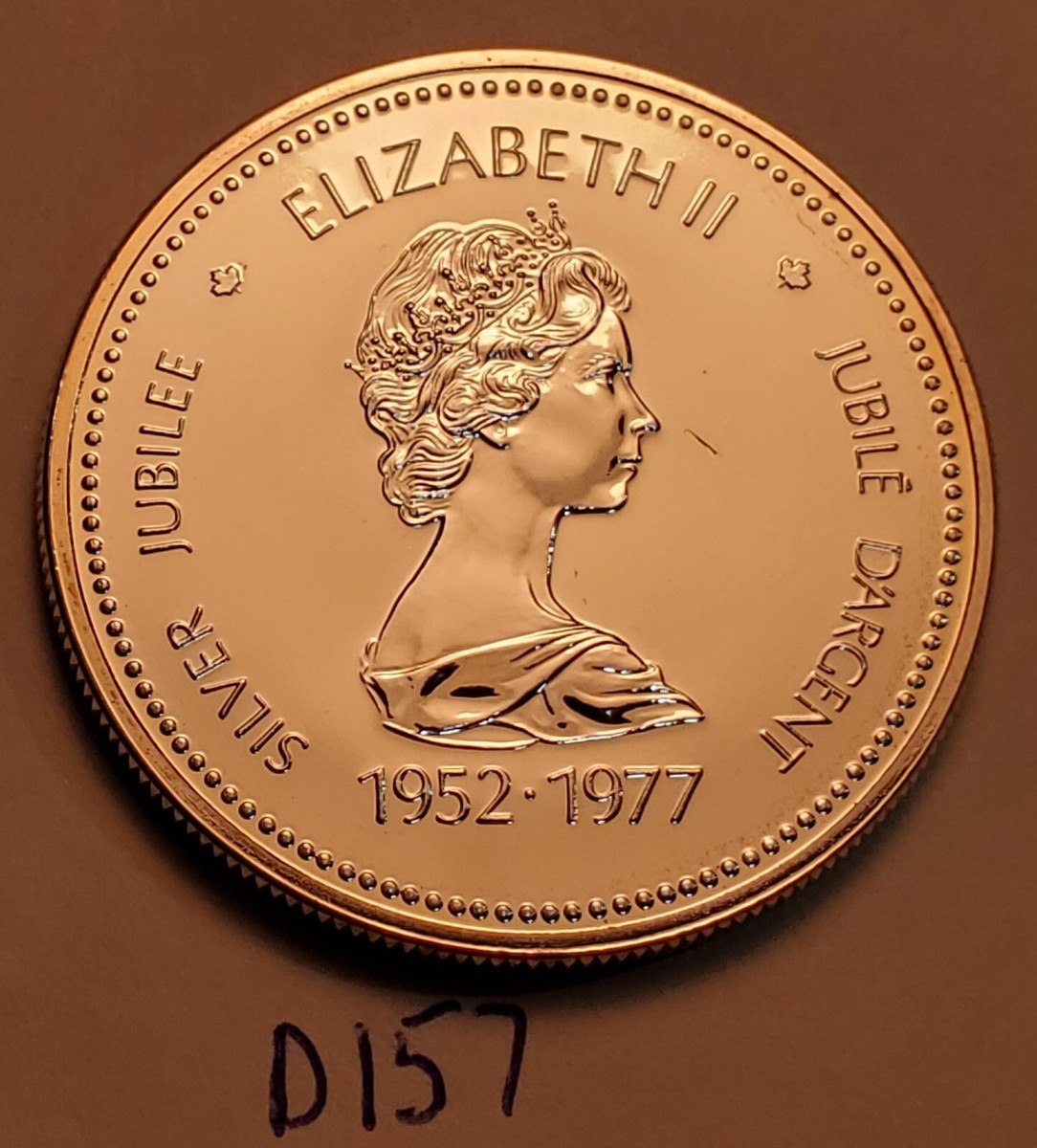 新国誠一works 1952-1977 SILVER 1952-1977 SP Canada Queen's Silver Jubilee One Dollar