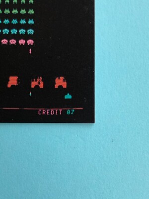 Invader Game card Taito Corporation Very Rare Japanese No.10