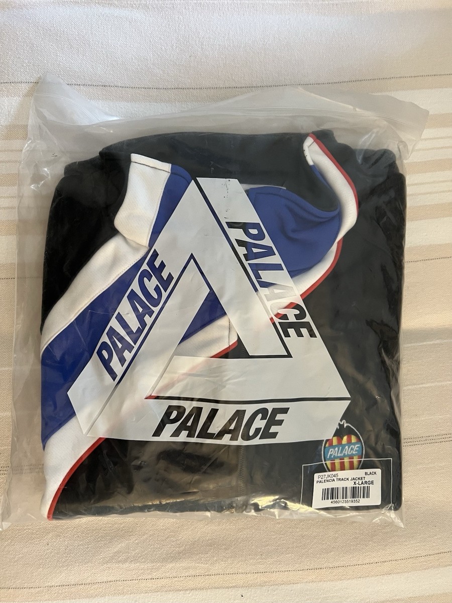 Palace PALENCIA TRACK JACKET BLACK Full Zip Men's Size XL Palace PALENCIA TRACK JACKET BLACK Full Zip Men's Size XL