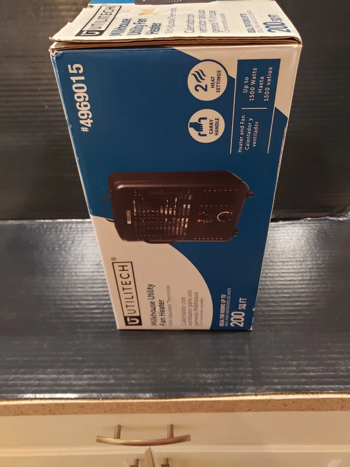 Brand New Utilitech Milkhouse Utility Fan Heater 1500 Watt - Image 4 of 4