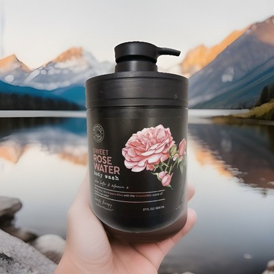BOTANICAL SPA THERAPY SWEET ROSE   WATER BODY WASH W/SHEA BUTTER & VITAMIN E