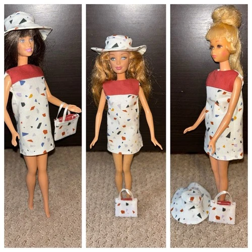 OOAK Barbie clothes MOD inspired Outfit - fits Barbie, Vintage Barbie & Francie