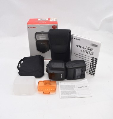 Canon Speedlite 430EX III-RT Shoe Mount Flash E-TTL For DSLR Digital Camera