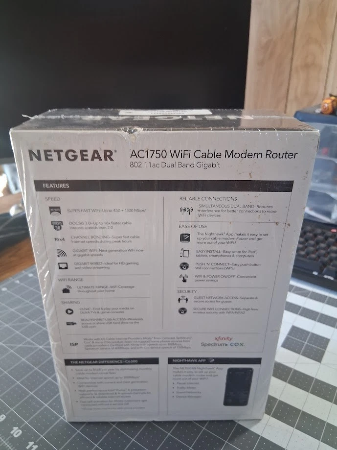 NETGEAR AC1750 680 Mbps 4 Port Gigabit Wireless AC Router *NEW/SEALED* ON SALE!! - Image 4 of 4