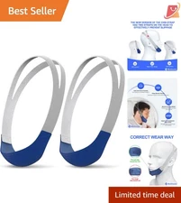 2 Packs Chin Straps Breathable Anti Snoring Mouth Closure Sleep Aid