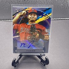 2020 Topps Fire Matt Thaiss Rookie Auto Autograph
