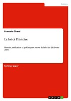 Francois Girard | La Loi Et L'histoire | Taschenbuch | FranzöSisch (2009)