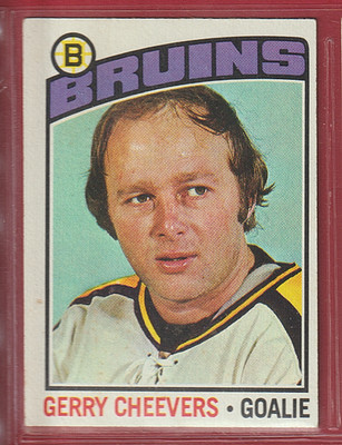 1976-77 Topps #120 Gerry Cheevers - Boston Bruins - 652   