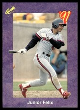 1991 Classic Game Purple Junior Felix California Angels #190