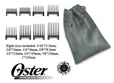 Oster Blade ATTACHMENT GUIDE 8 pc COMB Set-FIT 023,179,616,830,946,956 CLIPPERS
