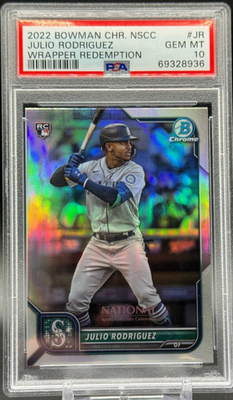 その他 bowman Julio Rodriguez psa10 chrome 2022 Bowman Chrome national NSCC-JR JULIO RODRIGUEZ wrapper