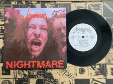 Venom - Nightmare / Satanachist 7" - 1985 Neat Records NEAT 47