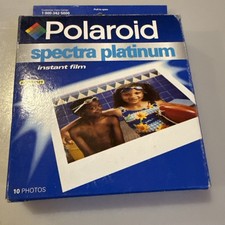Polaroid Spectra Platinum Image 10 Photos Instant Film Expired NOS