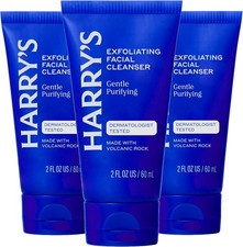 Harry's Exfoliating Face Wash for Men, Gentle Facial Skin Care Products with Vo