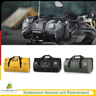 MOTOCENTRIC Motorrad Tasche wasserdicht 46L/66L Heck Gepäck Rolle Outdoor