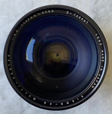 SIGMA XQ Zoom Multi Coated Lens. 39-80mm f3.5. Nikon F Mount | eBay