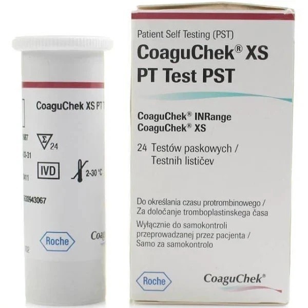CoaguChek XS PT Test  24ct Strips EXPIRATION DATE: 05-31-2027