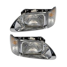 Driver Passenger Side Headlight Assembly Incandescent for International 9400i