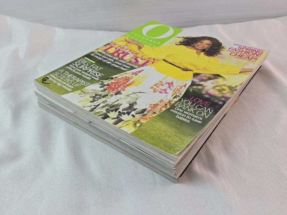 The Oprah Magazine 2008 May, June, July, August 2009 March Volume 9/10 Lot of 5 - Image 3 of 4