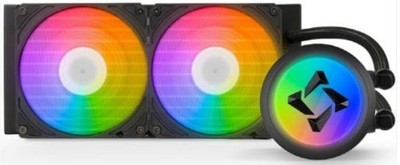 [emTek] Redbit ICE 240 RGB CPU Kühler AIO Flüssigkeitskühlung / Schwarz /...