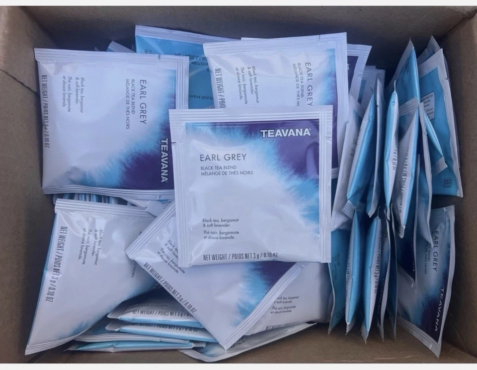Starbucks Teavana Earl Grey Black Tea Blend, 50 Count Exp 2027