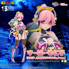 CharaGumin 1/8 Super Sonico Sonico Becomes Taimanin Ver. Plastic Model Kit JAPAN