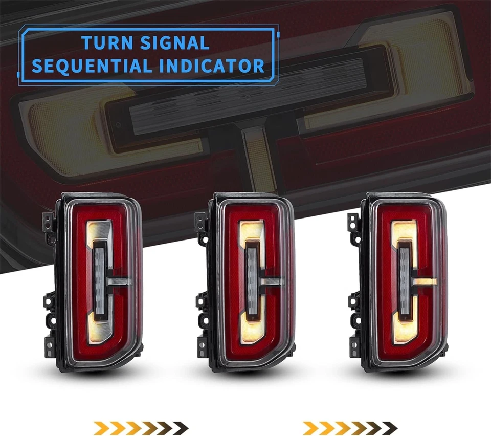 Par de luces traseras LED izquierda+derecha para Ford Bronco 2021-2024 Foto 4 de 4