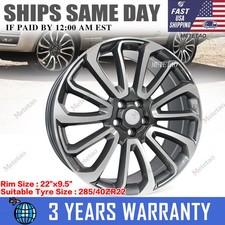 For 2013 - 2022 Land Rover Range Rover 22 X 9.5 Alloy Wheel Rim 72250 Lr039141