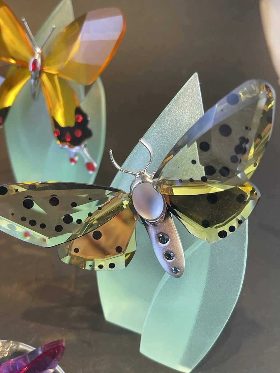 Swarovski Butterfly On Leaf for sale | eBay