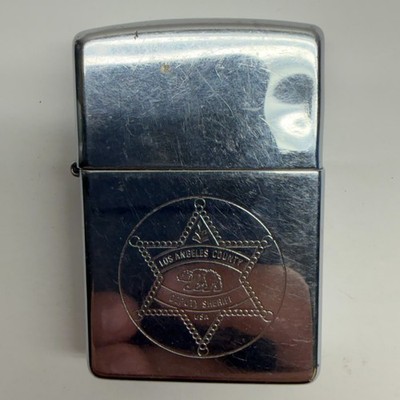 Los Angeles County Deputy Sheriff 1997 Engraved Zippo Lighter F XIII - UNTESTED