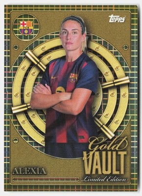 2025 Topps FC Barcelona Femení Gold Vault Alexia #GV-2