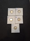 5 Uncirculated 1959 D Roosevelt Silver Dimes