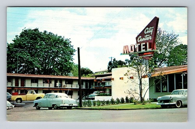 #ad #ad Salem OR Oregon City Center Motel Antique Vintage Postcard $0.99